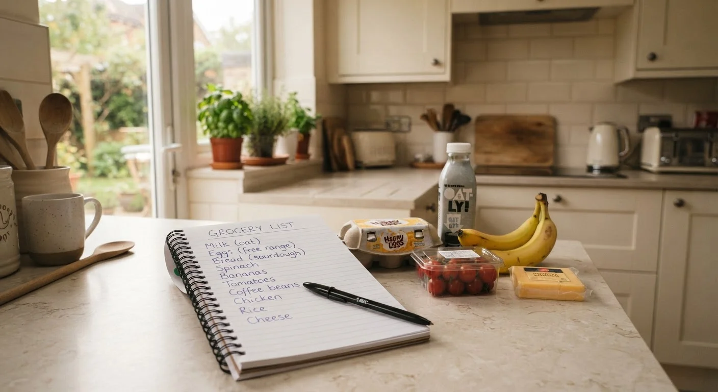 Building a Household Shopping List That Cuts Impulse Spending