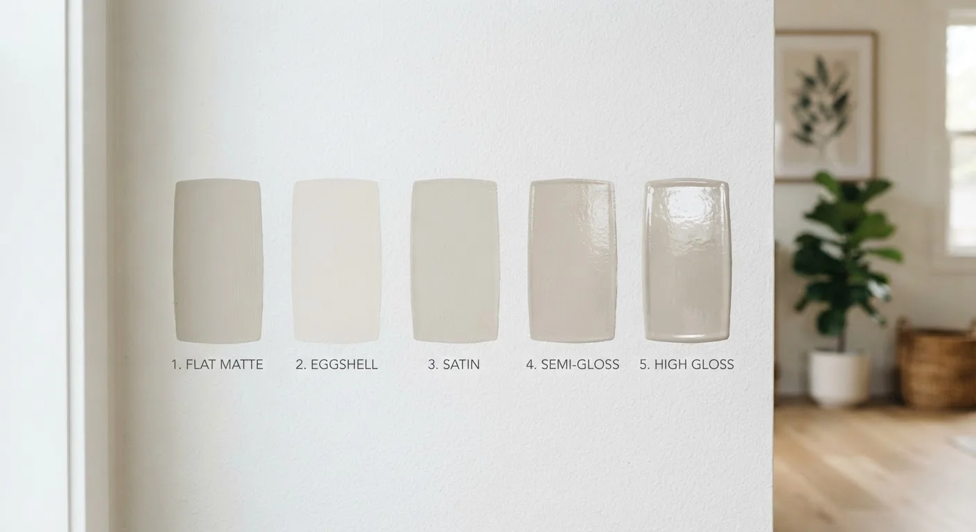 Paint Sheens Decoded: Flat, Eggshell, Satin, Semi-Gloss, and Gloss
